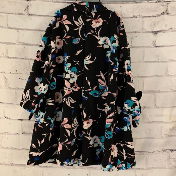 Lane Bryant Women's 2 PC. Floral High Waist Pants & Jacket Set Size 18/20 - Picture 3 of 13